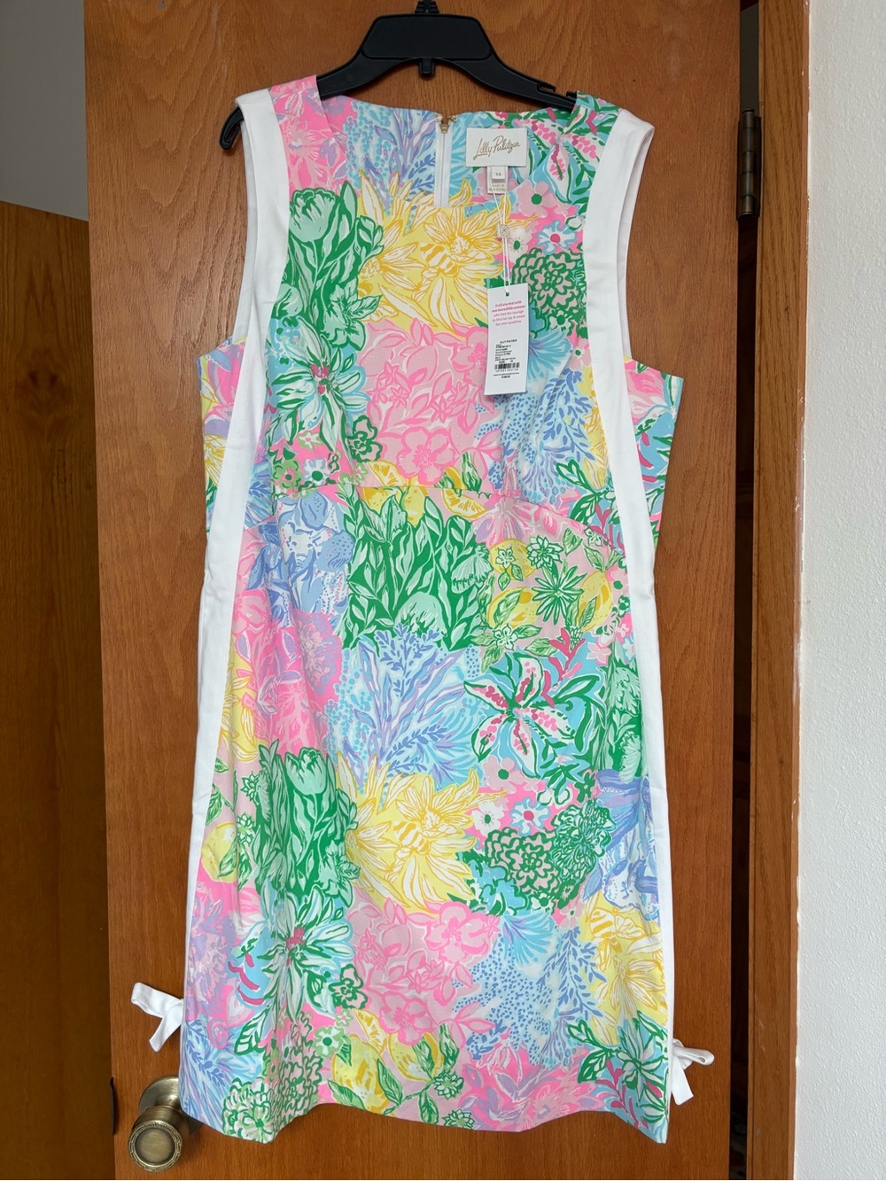 NWT Lilly Pulitzer Beckler shift dress Bright Delight Patch 14